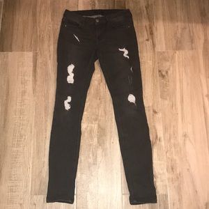 Black Frayed Jeans